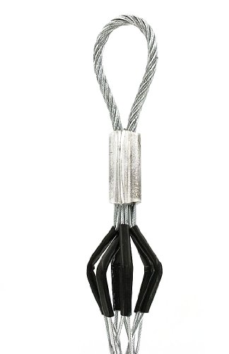 Grip de tirage Leviton L8501 en maille d'acier robuste pour câbles de précision