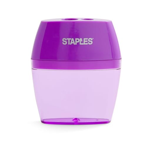 STAPLES Dual Pencil Sharpener single pack
