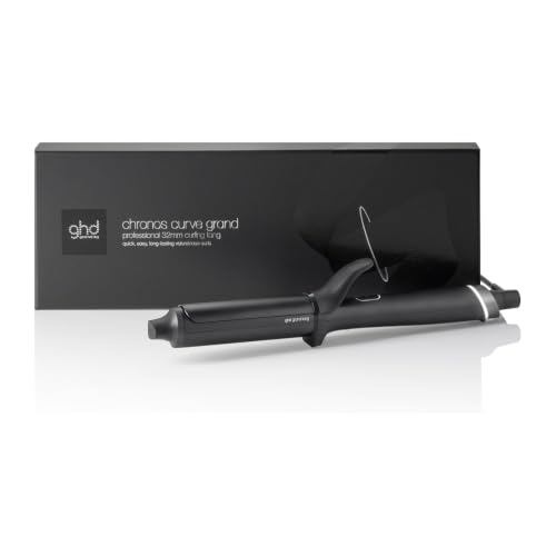 ghd Chronos Curve Grand Tong, Arricciacapelli Professionale 32 mm, Nero