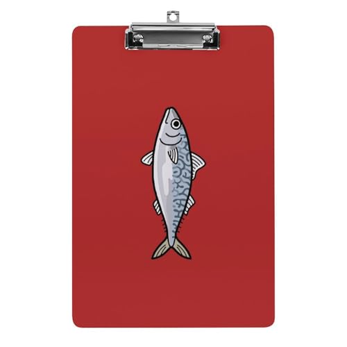 クリップボード 鯖 サバ A4 用箋挟み バインダー ファイルボード ファイルボード スケッチボード 文房具 軽量 おしゃれ