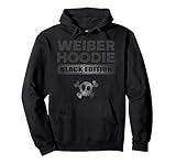 Lustiger Black Edition Hoodie Kapuzenpulli