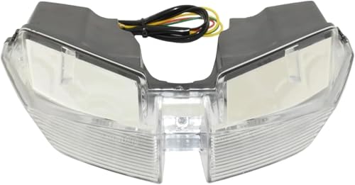 Luz trasera para motocicleta Ducati Hypermotard en rutas de montaña y conducción nocturna