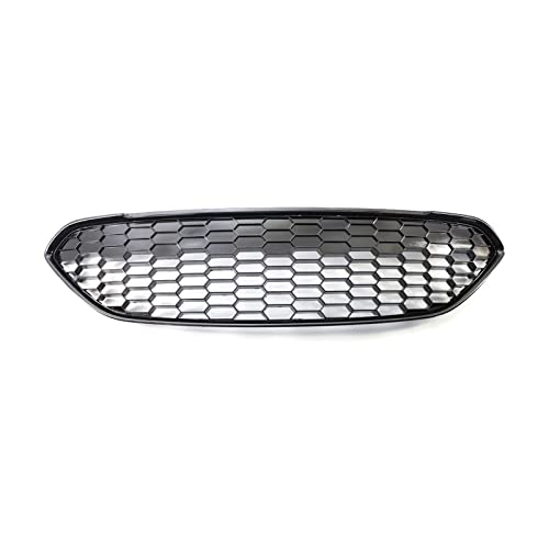 Parrilla de parachoques delantero de malla negra brillante premium para Fiesta Zetec-S