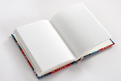 Image of Ravaiyaa - Attitude is everything Hand Block Printed Fabric Journal Handbound Notebook Gifts for Writers Recycled Paper Notebook Diary