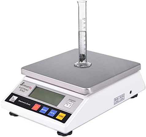 High Precision Scale 10kg x 0.1g Accurate Digtal Laboratory Lab Industrial Scientific Electronic Scale Commerical Counting Kitchen Scales Jewelry Gold Analytical Weighing(10000g,0.1g)