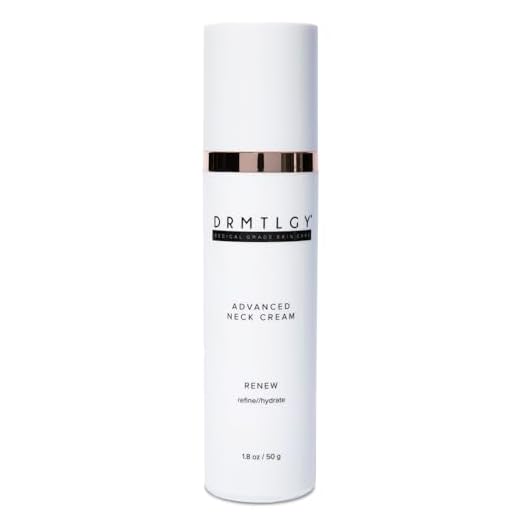 DRMTLGY Advanced Neck Firming Cream - Tightening & Lifting Sagging Skin, Peptides & Vitamin E, 1.8 oz