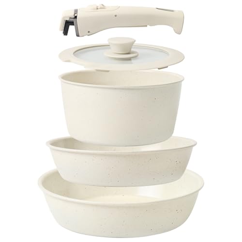 Tibbicc Ceramic Cookware Set 5-Pc