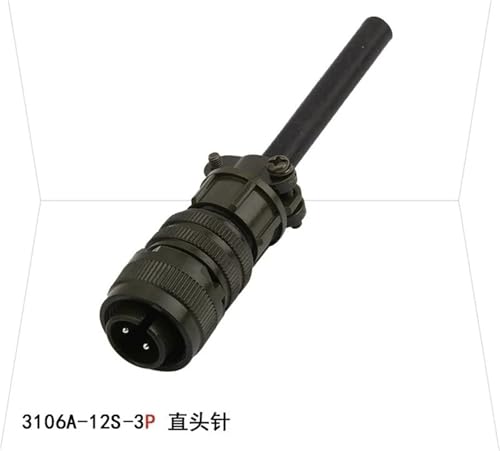 Conector militar de aviación MS3106A 2P naranja miniatura 2
