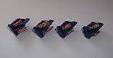 Greenhills Scalextric Short Stem Guide Blades x 4 100% Copper Braid C8145 - New - G1970 *