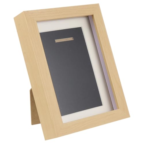 HOLIDYOYO マラソンランナー向けメダルディスプレイフレーム 黒背板付き オーク色縁取り 名誉メダル飾りケース 縦横両用 安定耐久設計 記念品