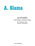 O498 - 66 Etudes in All Major and Minor Keys for Trombone,Tuba,Bassoon and String Bass