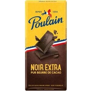 Poulain Chocolat Noir Extra 200g (Poulain Extra Dark Chocolate 200g)