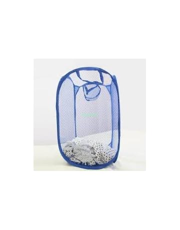 Kuber Industries Nylon Mesh Laundry Basket|Sturdy Material &amp; Durable Handles|Netted Lightweight Laundry Bag (Assorted)