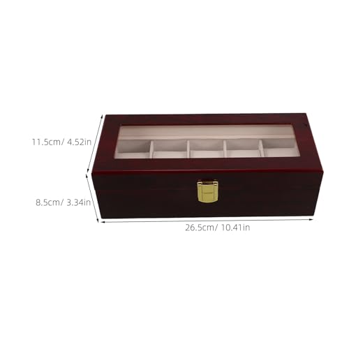 Rangement montre bois voyage pour éviter les rayures