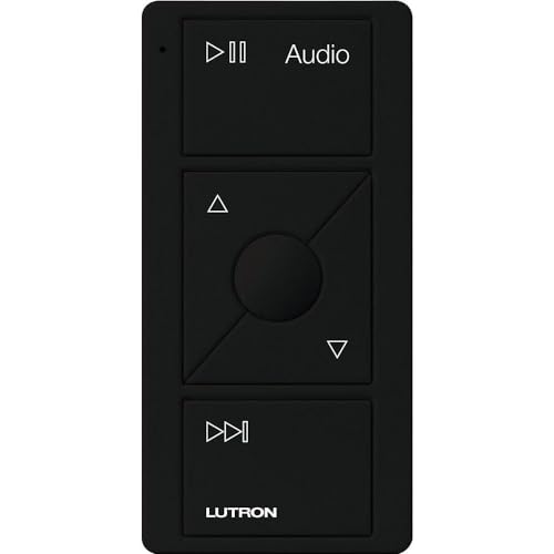 Lutron Pico Smart Remote for Audio, Works with Sonos, PJ2-3BRL-GBL-A02, Black