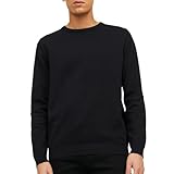 JACK & JONES Jjebasic Knit Crew Neck Noos, Felpa Uomo, Nero (Navy Blazer), XX-Large