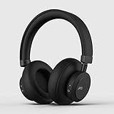 JAYS Auriculares Cancelación de Ruido Activa Bluetooth - q-Seven - Negro - Cascos Inalámbricos con Micrófono