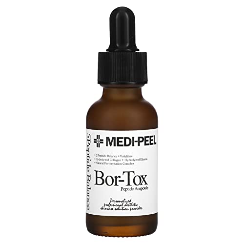 Medi-Peel 5Growth Factor Bor-Tox Peptide Ampoule 30ml Hydrolyzed Collagen Anti-Aging Serum Anti-Wrinkle Skin Elasticity Blemish Care Reduce Fine Lines Hyaluronic Acid Korean Skin Care