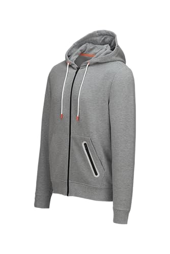SWIMS Men's Rygg Fleece Modal Blend Hoodie, Full Zippered Hooded Sweatshirt2