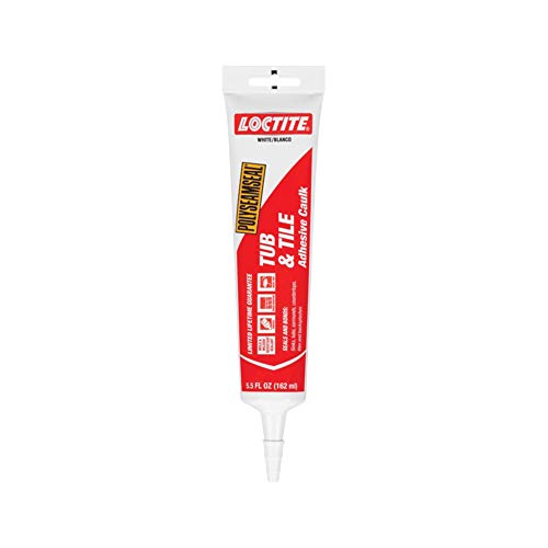 Loctite Polyseamseal White Tub and Tile Sealant, 5.5-Fluid O...