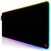 TITANWOLF - RGB Tapis de Souris Gaming XXL - LED Lumineuse Tapis de Souris Multicolore 11 Modes - 800 x 300mm - Surface antidérapante pour Les Joueurs de l’Ordinateur PC et du Mac - Noir