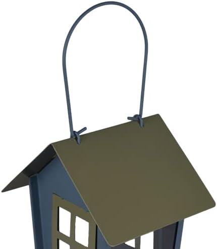 Supa "Sutherland" Wild Bird Seed Feeder (Pack of 1) , House Shaped Contemporary Feeder , Ideal For Small & Medium Sized Garden Birds