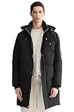 Orolay Men's Thickened Down Jacket Winter Warm Down Coat Black M