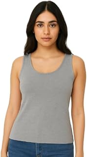 توب كات بيسيك بدون أكمام ورقبة دائرية مفتوحة للنساء من اجيال