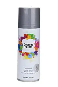 Cosmos Paints Silver Grey Spray Paint 200ml