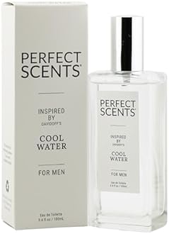 Perfect Scents Fragrances, Inspired by Davidoff’s Cool Water, Men’s Eau de Toilette, CLEAN, Vegan, Paraben-Free, Phthalate-Free, Never Tested on Animals, 3.4 Fluid Ounces