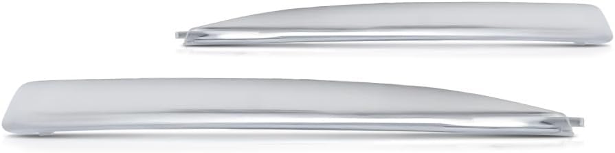 For Chevy Tahoe Bumper Trim 2015-2020 Outer Driver and Passenger Side Pair/Set | Front | Lower | Chrome | Molding | w/Luxury Package | GM1046106, GM1047106 | 22936484, 22936485