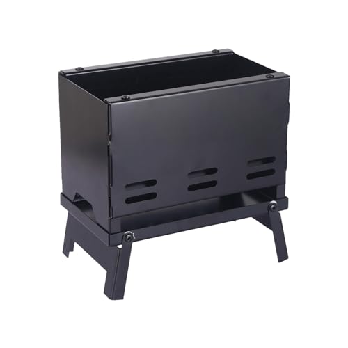 Barbecue d'extérieur portable au charbon de bois pliable, barbecue de camping extérieur, barbecue de camping stable, barbecue au charbon de bois de table pour le jardin, la cour, la maison