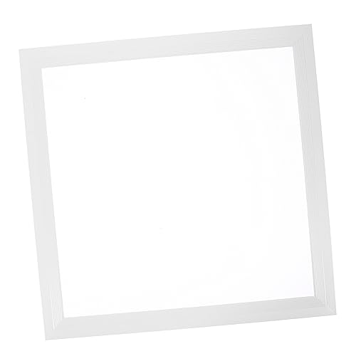 SHINEOFI Recessed Light Cover Square 30x30cm Aluminum Frame White Frosted Translucent Panel for Kitchen Bathroom Classroom Lighting Fixture