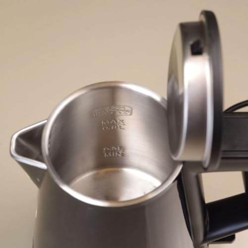 Tetera eléctrica de acero inoxidable gris 800ml miniatura 4