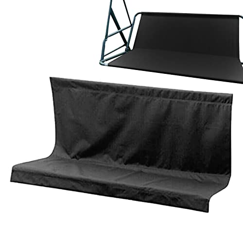 Cubierta de silla de columpio negra para exterior 3