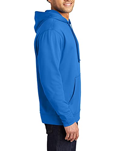 JustBlanks Men Active Hoodie Sweatshirt - Regular-Fit Midweight Performance Fleece Pullover Hooded Sweatshirt for Men's3