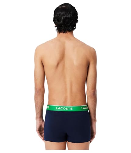 Lacoste Men's Cotton Stretch Essentials Trunks 3-Pack3