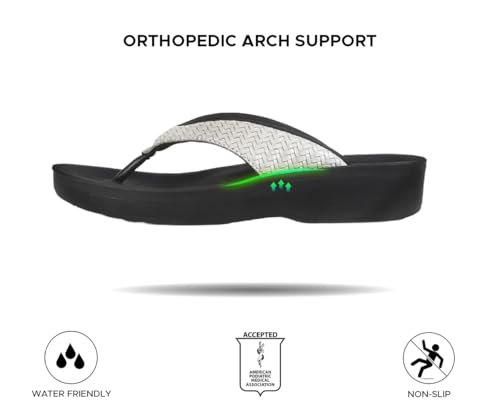 Image of AEROTHOTIC Comfortable Arch Support Flip Flops for Women Orthotic Sandals