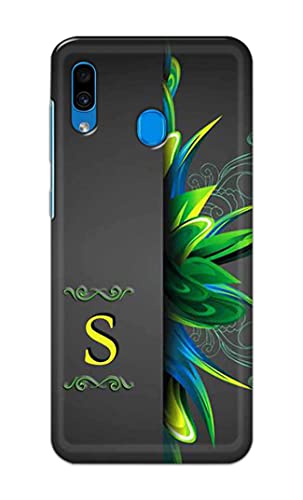 Image of Name II Initial II Letter Alphabet S Hard Back Case Cover for Samsung Galaxy A20 / Samsung A30 / Samsung M10S Back Cover -(J5) VNS2222