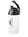 Produktbild Eiweiß Shaker 800ml mit Sieb und Skala - BPA frei, Auslaufsicher für cremige Whey Proteinpulver Shakes und Gym Isolate und BCAA Protein Pulver, Fitness Wasserflasche für Konzentrate in Classic Schwarz