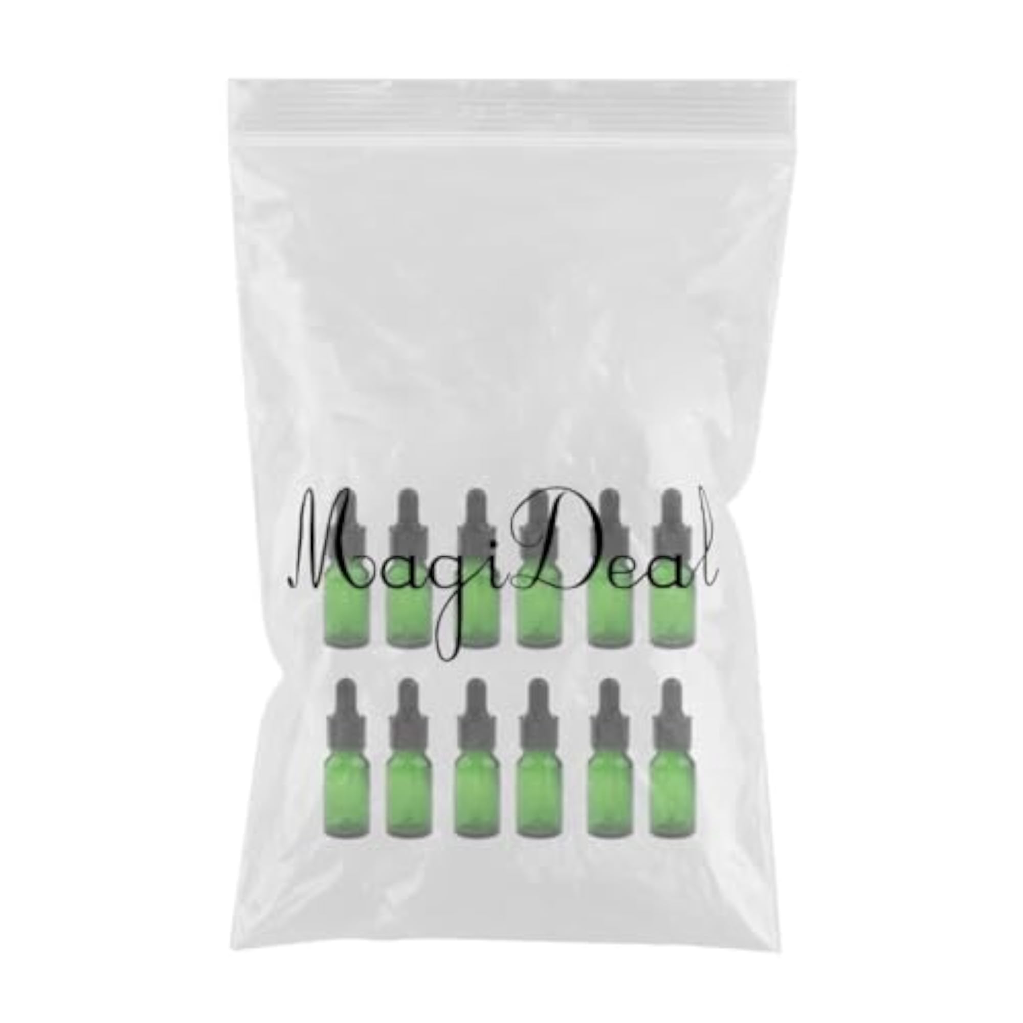12 Pieces Mini Glass Dropper Bottles for Essential Oil, 10ML