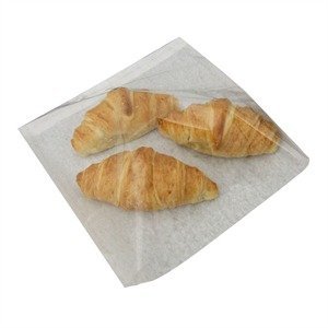 Sachet papier face transparente pour sandwich et viennoiserie x50