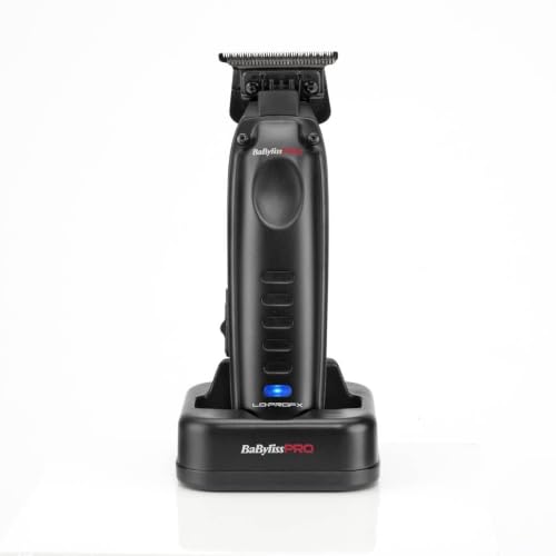 BaBylissPRO Lo-Pro FX Compact Hair Trimmer Cordless Professional Beard & Hair Trimmer USB-C Rechargeable Zero-Gap Graphite T-Blade