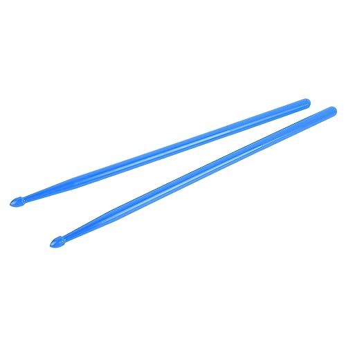 Baquetas de nylon para práctica – Juego ligero y portátil de 2 piezas, ideal para principiantes y bateristas en movimiento (azul) miniatura 4