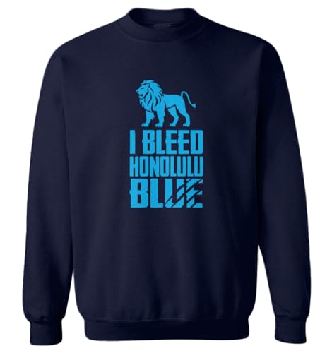 Haase Unlimited I Bleed Honolulu Blue - Sports Detroit Toddler Fleece Crewneck Sweater