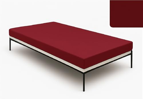 Image of ATOOTFUSION Orthopedic High-Density HR Foam Mattress | High-Resilience (HR) Dual-Sided Foam | Single Size Bed Mattress - 3-Year Warranty (Maroon, 72X35X3 Inches)