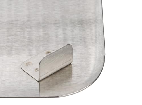 Soro Essentials- 6.37" and 10.37" Hole Openings Stainless Steel Steam Table Adapter Plate- Fits 4 and 11 qt. Inset Pan Buffet Server and Food Warmer Steam Table for Hotel Restaurant Supplies Party - Thumbnail 5