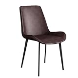 Découvrez le complément parfait à votre salle à manger avec notre chaise de salle à manger rembourrée en cuir synthétique. Dimensions : hauteur du siège 45 cm, hauteur d'assise étendue 45 cm, profondeur d'assise 43,2 cm, hauteur du dossier 35,1 cm. Imperméable et résistante aux rayures, cette chaise offre un entretien facile : il suffit de l'essuyer avec un nettoyant pour cuir ou un chiffon humide pour un nettoyage sans effort.