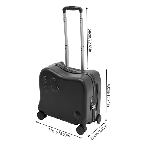 Valise à roulettes enfant ultra durable | Bagage rigide léger avec roues multidirection - 2