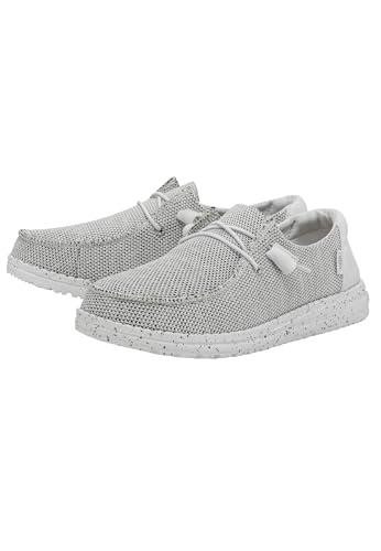 Hey Dude Women's Wendy Chambray | Women's Shoes | Women's Lace Up Loafers | Comfortable & Light-Weight2